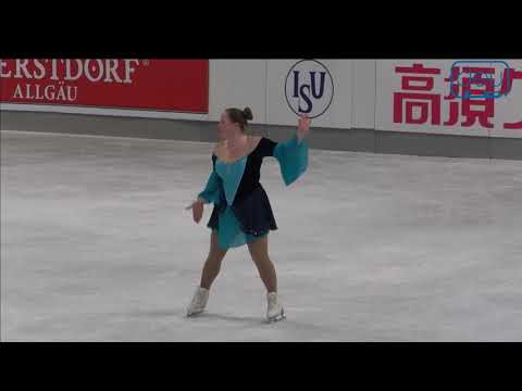 May Linn JAKOBSEN. Oberstdorf 2018. Silver Ladies II - Free Skating. 23 place