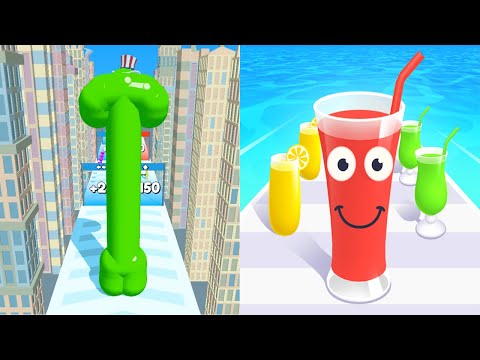 Tall Man Run | Juice Run - All Level Gameplay Android iOS Ep 2