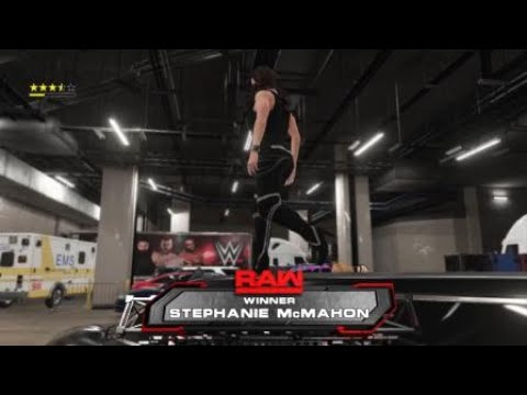 WWE 2K18 Stephanie McMahon Alt. VS Natalya Backstage Brawl