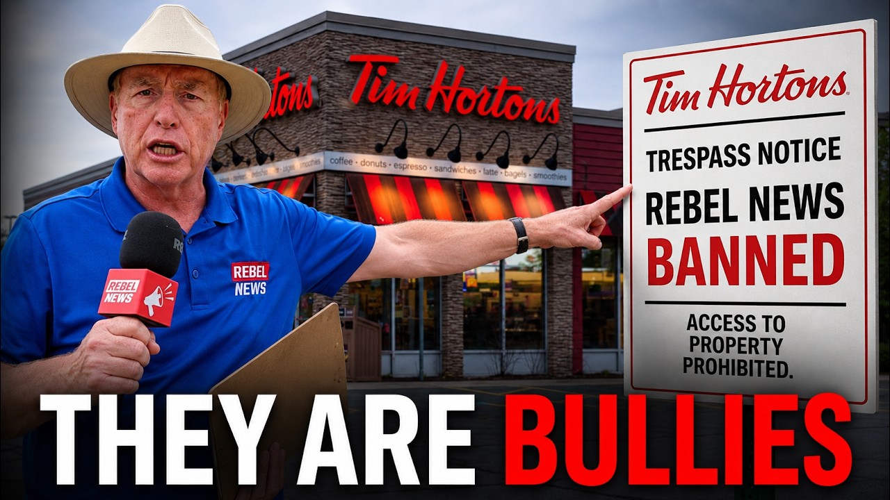 This Tim Hortons GLOATS About Banning Rebel News