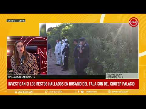 Investigan si los restos hallados en Rosario del Tala son del chofer Palacio - 30/10/25