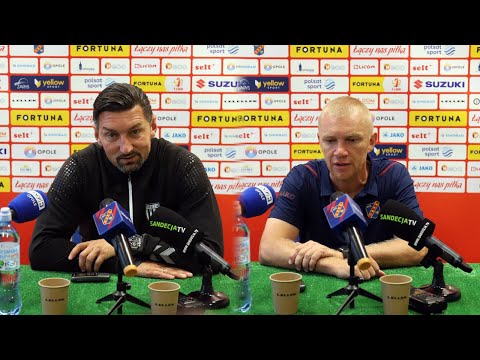 2022-08-09 Odra Opole - Sandecja Nowy Sącz 4-2 (2-1), pomeczowa konferencja prasowa