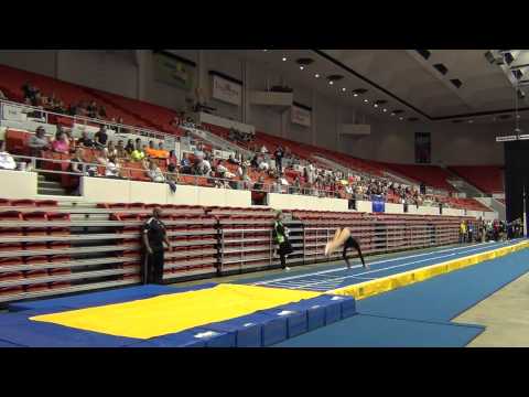 Brittney Bernard - Pass 2 - Women's Tumbling Final - 2012 T&T Elite Challenge