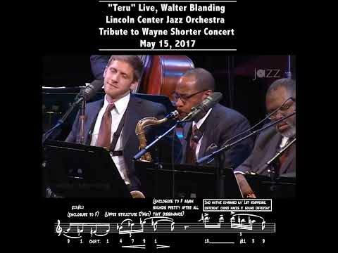 When you avoid ALL the BUTTER notes for 8 bars Walter Blanding "Teru" Lincoln Center Jazz Orchestra