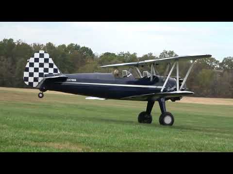 Dave Conn Stearman Aerobatics at the Flying Circus Airshow 10/16/22