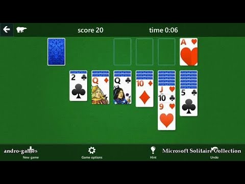 Microsoft Solitaire Collection (by Microsoft Corporation) - card game Android and iOS - gameplay. - YouTube