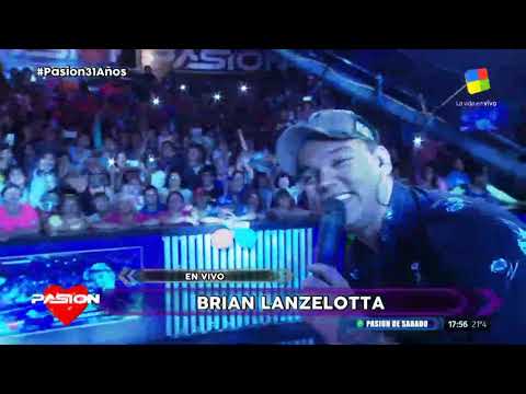 Brian Lanzelotta hizo cantar y bailar a todo el público de Pasión de Sábado 🎵🙌🏻🎤