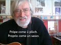 Come ü plok (Like a rolling stone in bergamasco)