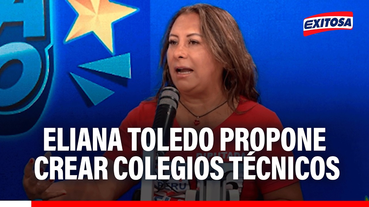 🔴🔵Candidata Eliana Toledo propone cambios en educación:“Tenemos que replantear la currícula escolar”