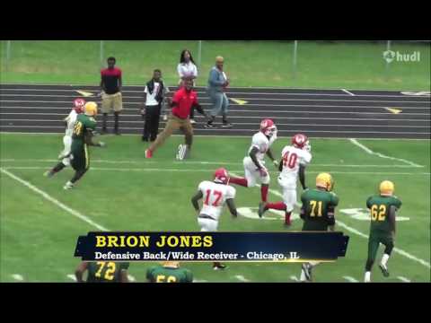 Brion Jones - North Lawndale College Prep Cornerback - Highlights