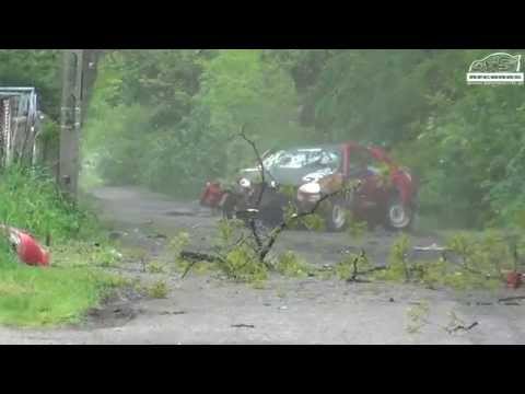 4 Rajd Zamkowy 2014 - CRASH Lisowski Peugeot 106 by OesRecords