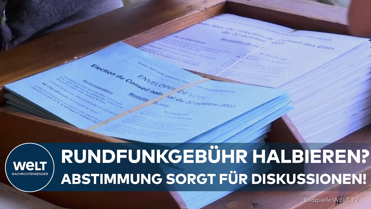 SCHWEIZ: Entscheidung über Rundfunkbeitrag! Kommt heute die radikale Halbierung?