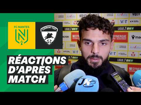 🎥🎙️ [J11] FC Nantes - Clermont Foot : la réaction des joueurs