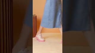 Giày thể thao nữ MWC - 0691 Giày Sục Thể Thao Nữ Siêu Cute,Sneaker Êm Chân Đế Độn 5CM Hot Trend