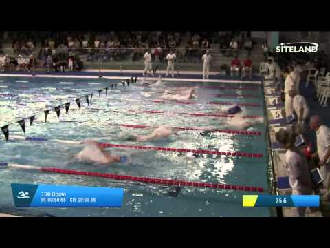 Finale dei 100 Dorso  Assoluti Maschi Agonisti - 18 Memorial  Chiara Giavi