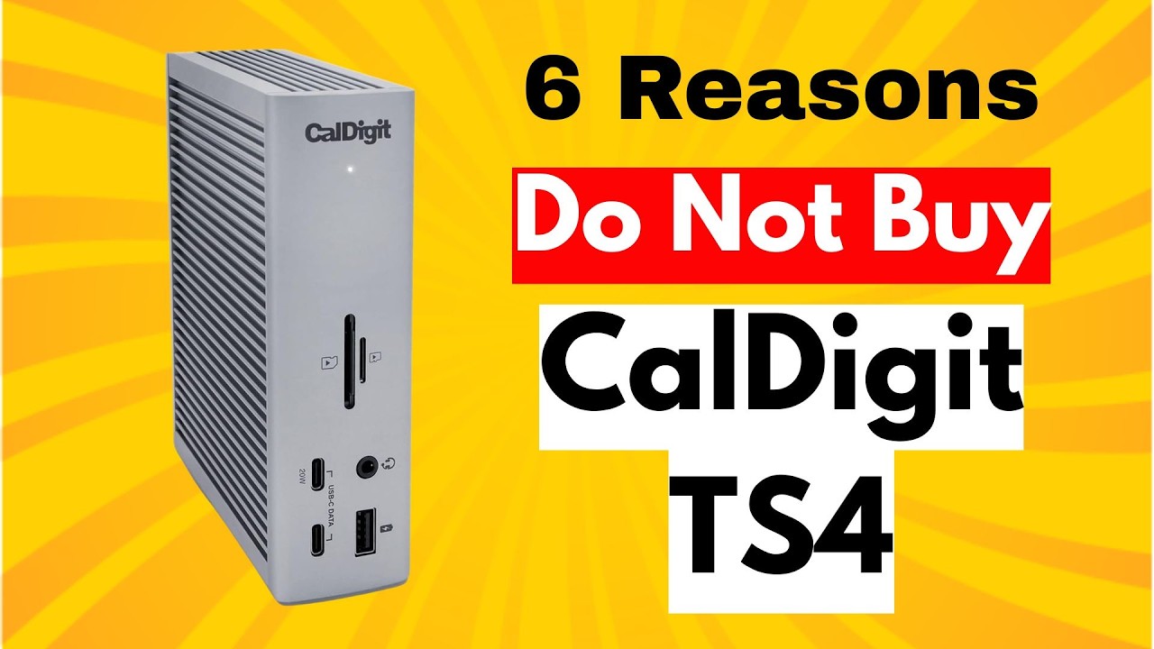 STOP! Don’t Buy the CalDigit TS4 Thunderbolt 4 Docking Station Review Before Watching This!
