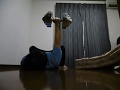 300 Push ups+30kg Floor press 腕立て300回+30kgフロアプレス左16回右18回