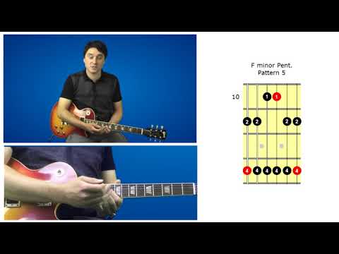 Minor Pentatonic Scales Positions In Detail 4