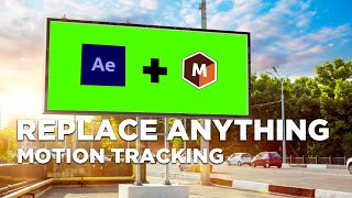 How to replace any footage with your own footage using motion tracking and mocha ae.
