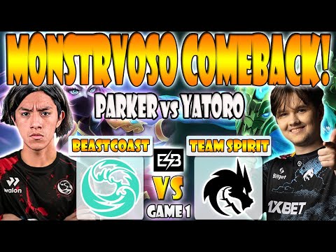 BEASTCOAST VS TEAM SPIRIT BO2[GAME 1] PARKER, SCOFIELD, DARKMAGO VS YATORO -BALI MAJOR 2023-ESB DOTA