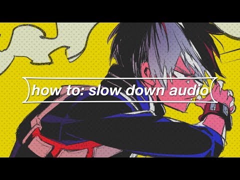 after effects tutorial | how to: slow down audios