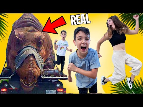 Los DINOSAURIOS que llegaron en CAMIÓN que hicieron creer que  ¡ERAN REALES!