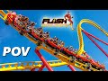 The Flash Vertical Velocity Official POV Six Flags Great Adventure S New Roller Coaster