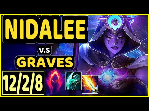 ELYOYA (NIDALEE) vs GRAVES - 12/2/8 KDA JUNGLE CHALLENGER GAMEPLAY - EUW
