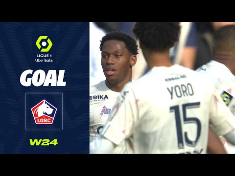 Goal Jonathan Christian DAVID (58' pen - LOSC) PARIS SAINT-GERMAIN - LOSC LILLE (4-3) 22/23