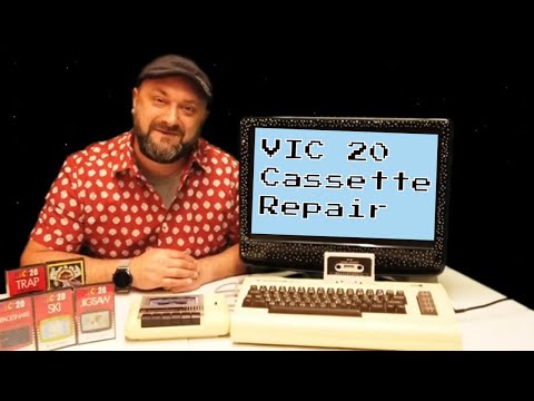 DuB-EnG: Commodore VIC20 Tape Drive - A look inside - Clean and Repair - Lets Play some Retro Games