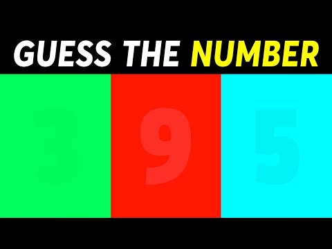 Guess The Hidden Number | 30 Optical Illusion Tests | Easy, Medium, Hard, Impossible
