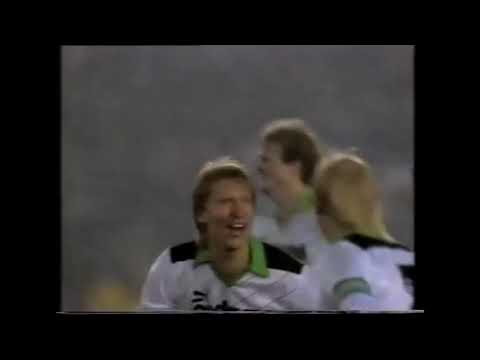1985/1986 UEFA-Cup 1/8 1st leg Borussia Mönchengladbach vs  Real Madrid