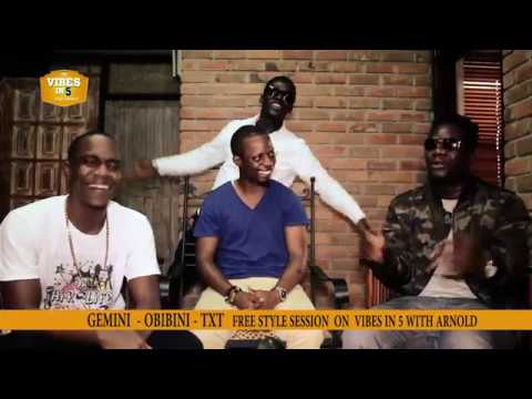 THE HOTTEST FREESTYLE SESSION EVER TO HAPPEN IN GHANA - GEMINI, OBIBINI  AND TXT