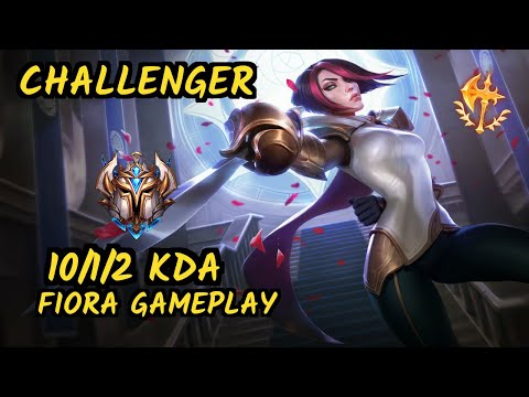 ReGank (FIORA) vs RYZE - 10/1/2 KDA TOP CHALLENGER GAMEPLAY - KR