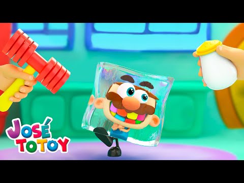 Capa de Desenho Infantil Totoy Jose Comilão Congelado no Gelo historinha do Picolé Divertido!!!