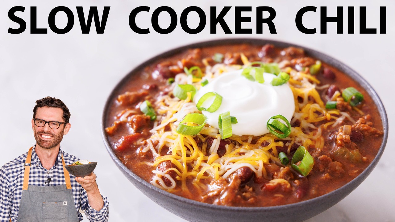Easy Slow Cooker Chili Recipe
