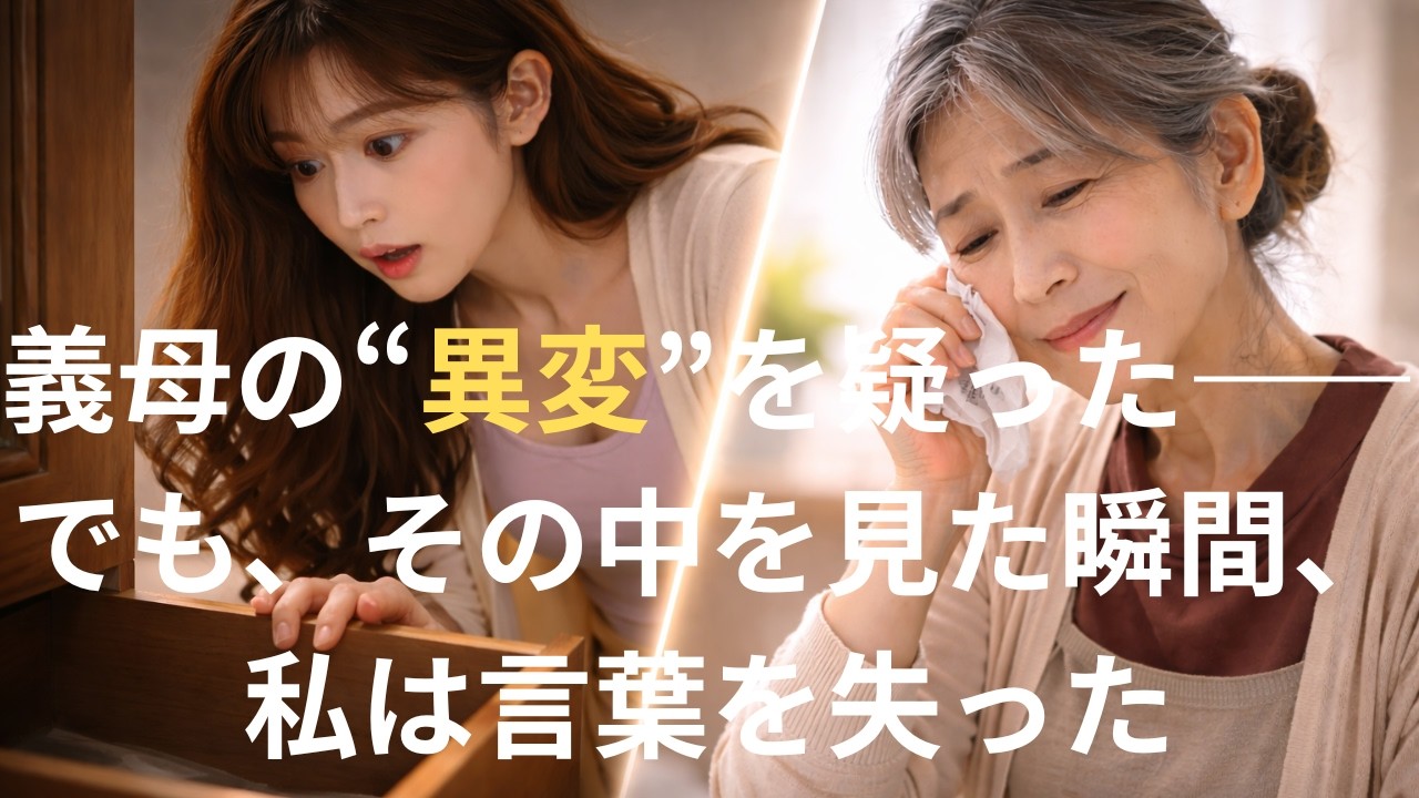 「義母の“異変”を疑った――でも、その中を見た瞬間、私は言葉を失った」#家族の絆#家族ドラマ#心に響く話