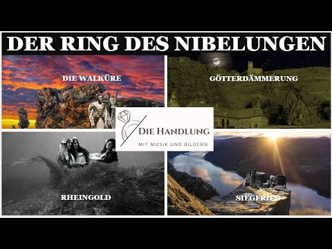 Die Handlung des RING DES NIBELUNGEN von Richard Wagner - VERSION M. NAT. STIMME: Link in Beschreib.