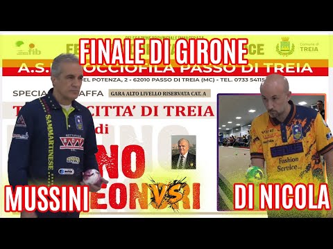 Giuliano Di Nicola Vs Maurizio Mussini - Finale di Girone al Trofeo Città di Treia