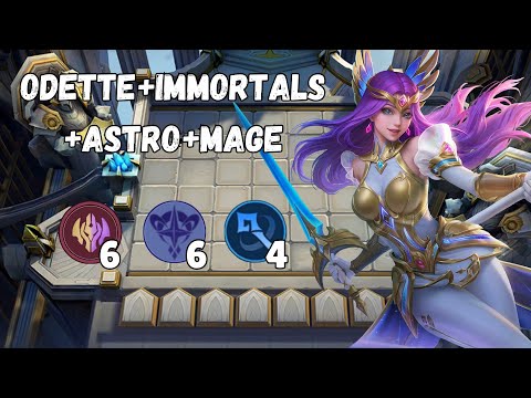 Unstoppable Odette with 40 Stacks! ⚡ Magic Chess Zilong Commander + Immortal Crystals Combo! 🔥