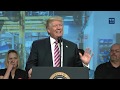 President Trump Gives Remarks To The National Association Of Manufacturers