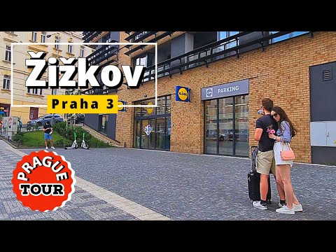 #Žižkov- Prague 3. Walking tour of Prague, Czech Republic.