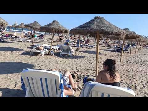 Valencia - Beach walking tour in October - Spain 2022 [4k60FPS]