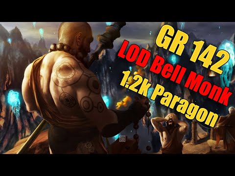 Diablo 3 Season 27 PTR - LOD Wave of Light Monk GR 142 (1.2k para)