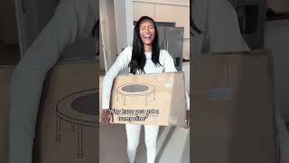 Ordering an indoor trampoline! #trampoline #minitrampoline #workout #fitness #couple #amazon