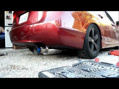2008 Civic Catback Exhaust Installation