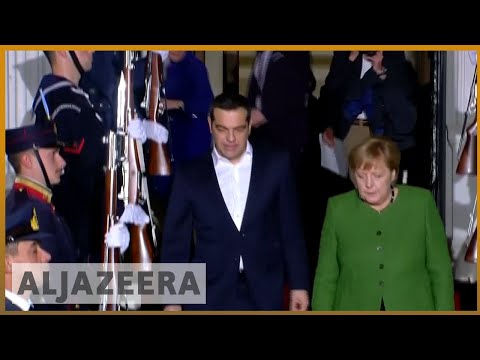 🇩🇪 🇬🇷 Merkel visits Greece in show of 'EU solidarity' amid protests | Al Jazeera English
