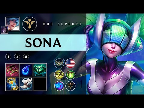 Sona Support vs Thresh - NA Challenger Patch 25.24