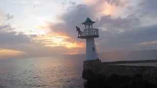 preview picture of video 'ParadiseAintEasy's Jump from Lighthouse in Negril Jamaica'