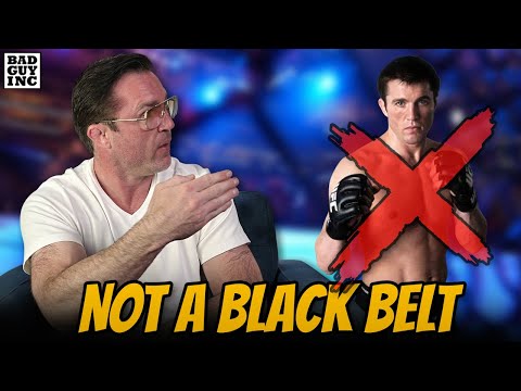The Moment Chael Sonnen Realized he was NOT a BJJ Black Belt